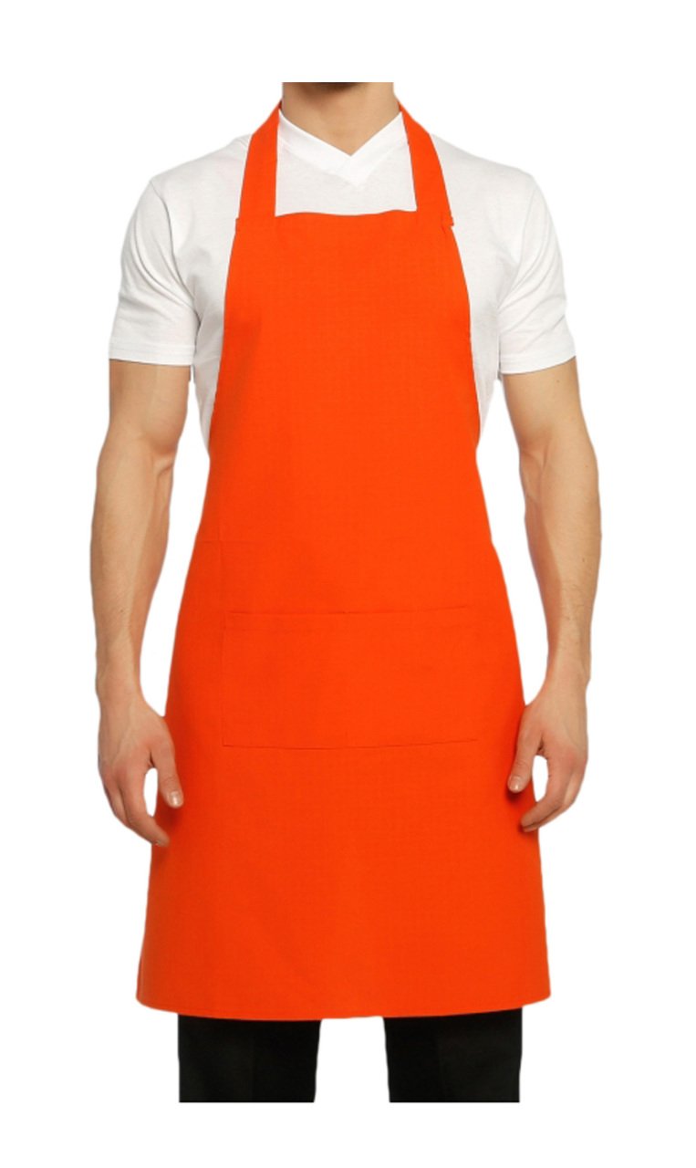 Oranj Boydan Askılı Önlük