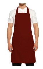 Bordo Boydan Askılı Önlük