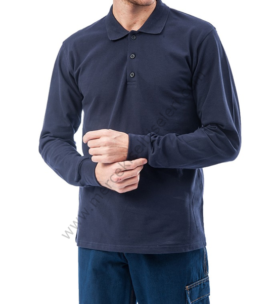 lacivert 2 iplik polo yaka